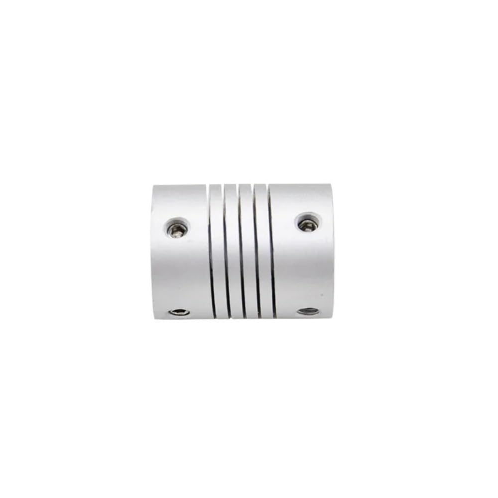 Aluminium-Pflaume Flexibel, 2er-Pack D25 L30 flexible Motorkupplungen 5-12,7 mm Bohrung for CNC-Schrittmotorwellen aus Aluminium(10mm x 12mm)