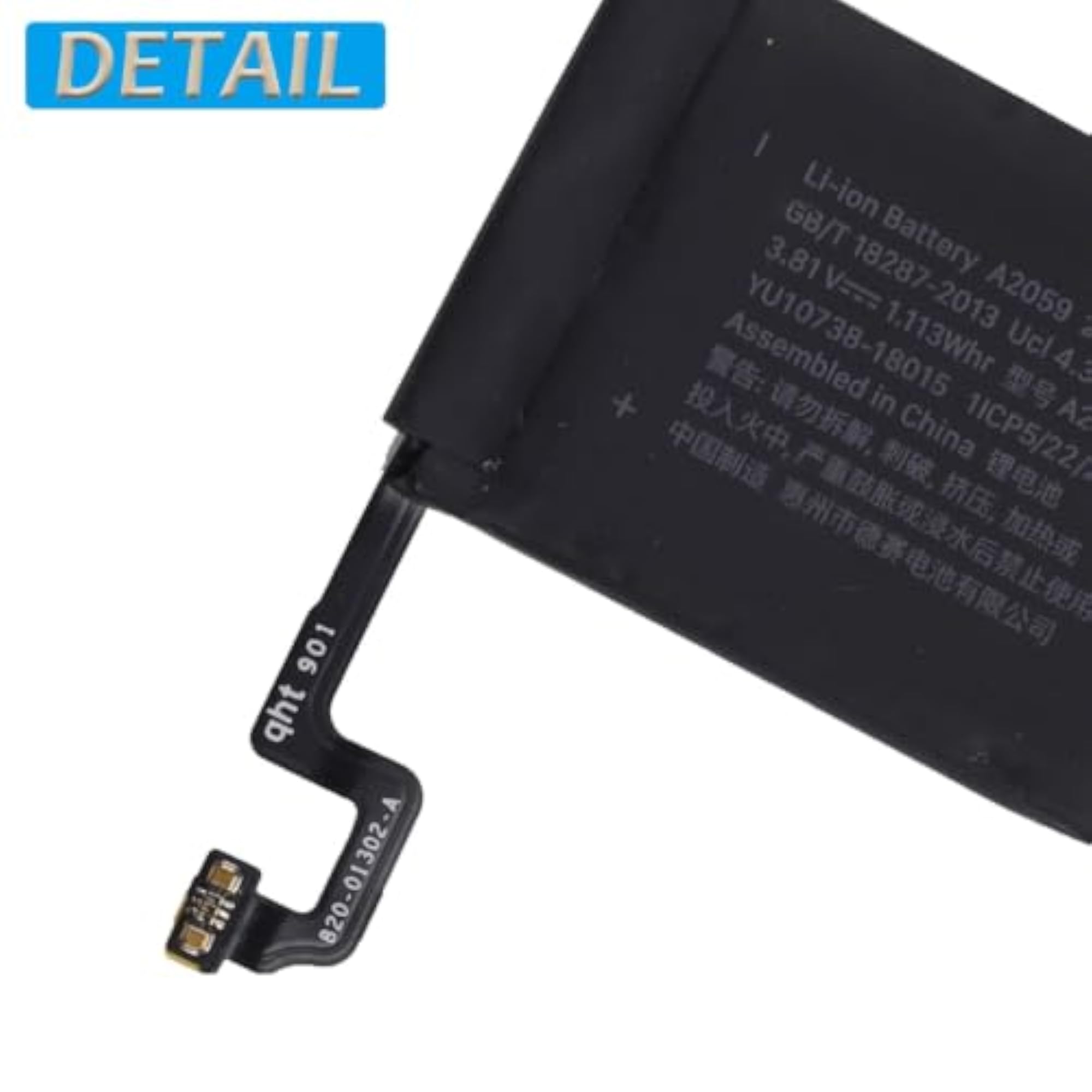 Replacement Battery A2059 for SmartWatch Series 4