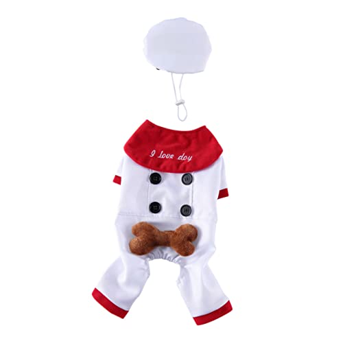 Disfraz para perro talla M Toddmomy blanco