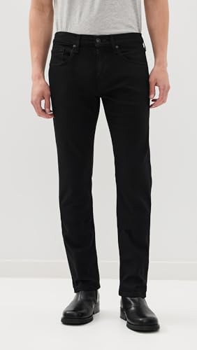 Image of PAIGE Men's Federal Transcend Slim Straight Jeans, Black Shadow, 34