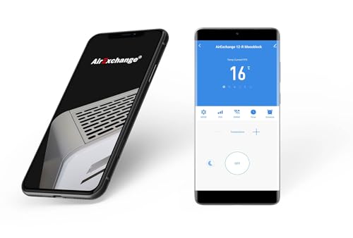 AirExchange- Wand- Monoblock- Klimaanlage- Wärmepumpe- INVERTER, 4- in- 1 Klimaanlage ohne Außengerät, Heizen, Kühlen, Entfeuchten, Reinigen, 12.000 BTU, bis 80 m², R290, WEIß-10