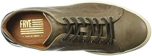FRYE Men's Walker Low Lace Fashion Sneaker, Stone, 8 M US | Image 4