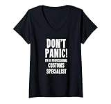 Damen Zollspezialist T-Shirt mit V-Ausschnitt