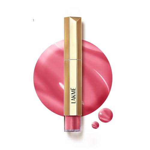 Image of LAKME 9to5 Overtime Shine Tinted Lip Oil - Frosted Pink 5.3ml (Pack of 2)