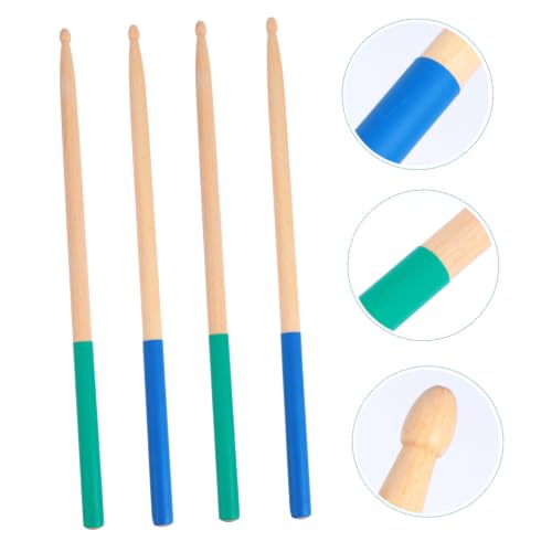 Zerodeko 2 Pares Baquetas de Maple con Punta de Madera miniatura 7