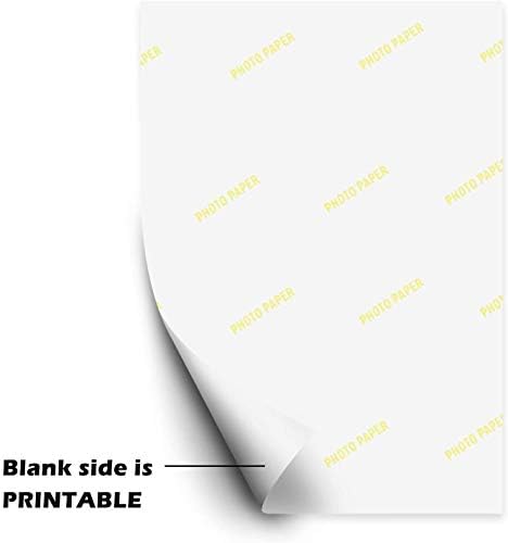 KOALA Inkjet Self Adhesive/Sticky Back White Glossy Photo Paper, Label Printing Paper, A4, 50 Sheets