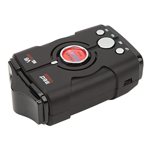 Car Radar Detector, 360° with Extended Car Radar Speedometer Rangevoice Alerts Stable Signal High Sensitivity and Advanced Functions Universal Design for Full Frequency Receiving X.K.Ka.Ct.Laser