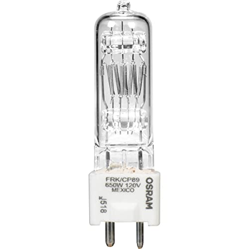 Arri FRK 650 Watt, 120 Volt Quartz Halogen Lamp, 3200 deg.K., Approximate Life: 150 Hours