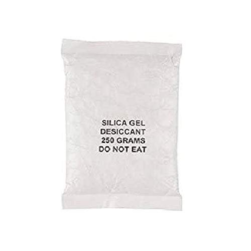 PACK OF 1-250G (GRAMS) Silica Gel Pouches/Sachets Of Silica Gel Crystals