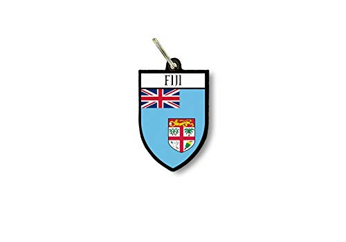 Porte cles clefs cle Drapeau Collection Ville Blason Fidji Fiji fidjien