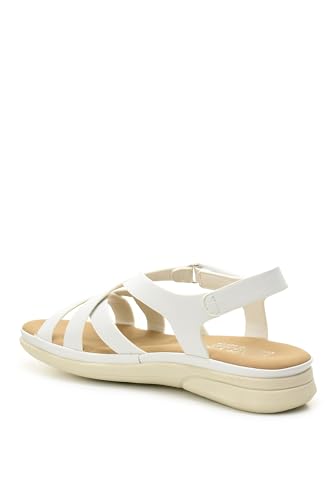 TARYN ROSE Women's comfort sandals, extra cushioned footbed with soft insole and adjustable strap, perfect for indoors and outdoors sandals BOSSI3