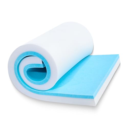 Tohetsuzp High Density Upholstery Foam Cushion - 3" Thick x 24" x 72"