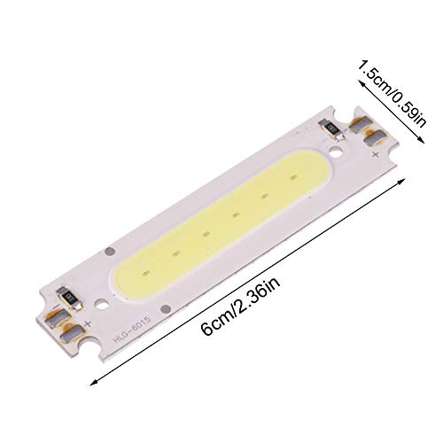 10 Piezas Fuente de Luz COB 12V 2W LED Tiras Blanco Calido miniatura 3