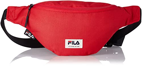 FILA Baltimora Badge Slim Waistbag Unisex, Color Rojo., Talla única para Todos