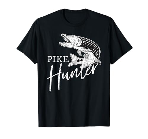 Pike Hunter Fishing Fisherman Northern Pike T-Shirt