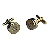 Gold 338 Brass Bullet Cufflinks with Velvet Presentation Gift Bag - Handmade in The UK… #1