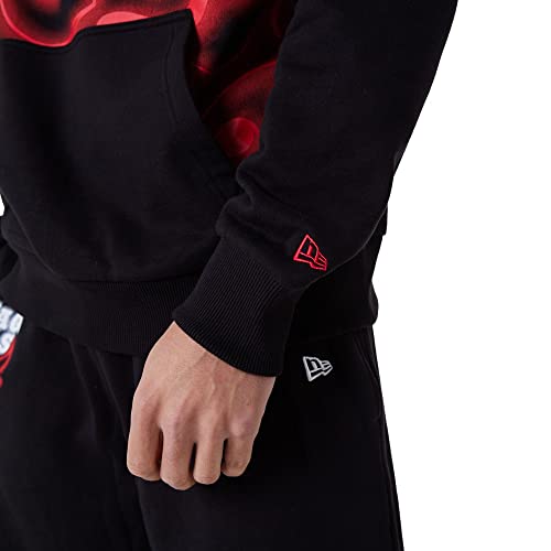 New Era Chicago Bulls NBA Black White Enlarged