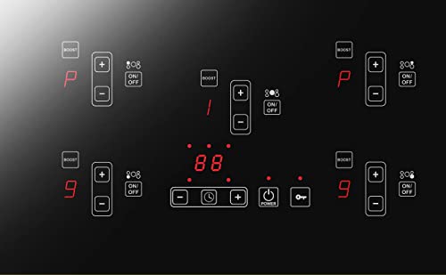 Forno Bezozzo 36 Inch Induction Cooktop, 240V Electric Smoothtop With 5 Boost Burner - Drop-In Glass Electric Stove Top With Timer, Child Safety Lock And Sensor Touch Control #TOP3