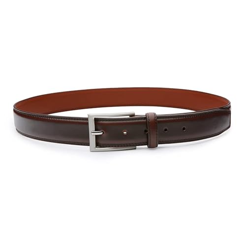 Image of ZORO Vegan Leather Belt for Men | Combo of 2 | Black /Brown | fits on up to 44 inches waist size