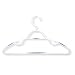 Honey-Can-Do HNGT01323 Soft Touch Swivel Hangers White, 10-Pack
