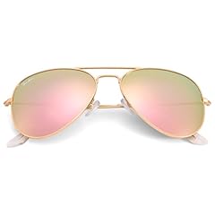 A | Gold Frame| Pink Lens