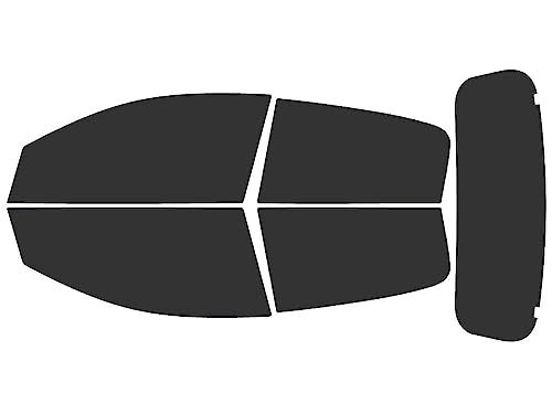 Rvinyl Window Tint Kit Compatible with Mitsubishi Mirage 2014-2023 (Hatchback) - Complete Precut Kit - 20%