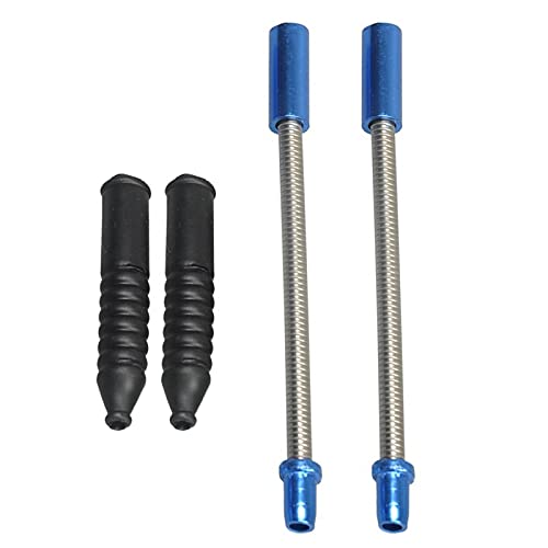 Leihou Bicycle V Brake Noodle, Bike Brake Noodles, Flexible Brake Cable Guide Tube Bend Pipe For Bicycle Repair Cycling Parts Replacement, Stainless Steel, 1 Pair #TOP4