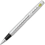 Sheaffer Ferrari 300 Limited Serie, Diamantschliff, karierte Flagge, Gravur, Schaft mit poliertem Chrom-Finish, Tintenroller