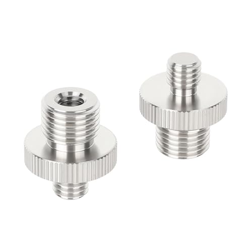 Tornillo de acero inoxidable resistente con roscas macho 1/2-20 y hembra 1/4-20 5