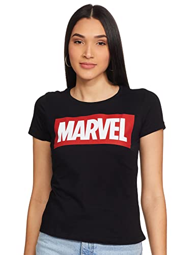 Image of Marvel Women Round Neck Short Sleeves T-Shirt