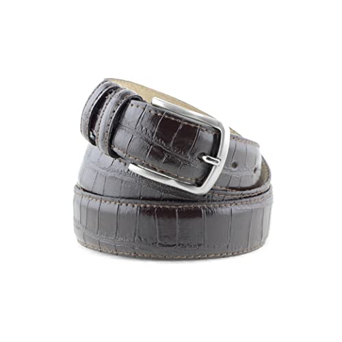 Handmade crocodile belt Made in Italy