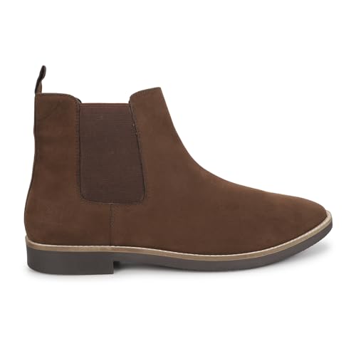 Image of YOHO Comfortable Boots For Men | Extra Cushioned Foot Bed And Skin Friendly Ankle Boot With Low Heels | PU Finish Material | Trendy, Stylish & Casual Boots | Winter, Snow & Holiday Outings