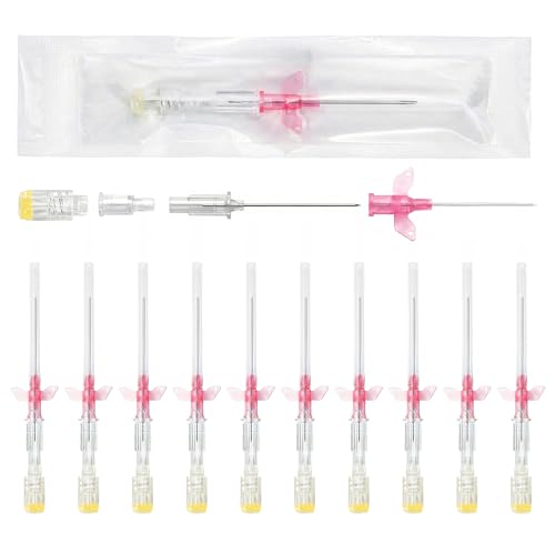 20 Count Heparin-Capped Pet IV Catheters 20G Veterinary Set