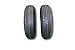 Antego Tire and Wheel (Set of 2) 4.80-8 Tire and Wheel Assemblies, Galvanized 4 Lug Trailer Tires and Wheels, 6 Ply, Load Range C