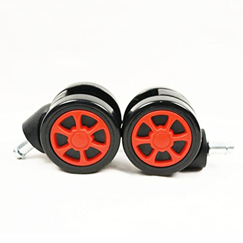 Cfty roulettes 60mm Meubles Chaise de Bureau Roulette Grandes roulettes de Couleur Style de Roue de Voiture (5 pièces/lot)