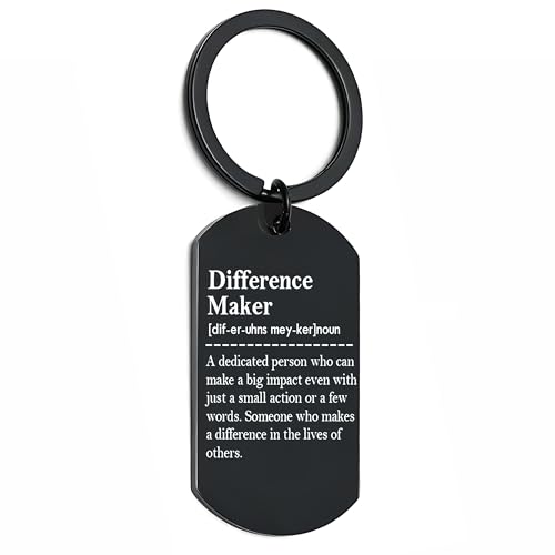 NATSUNO Difference Maker Keychain, Small Thank You Gifts Appreciation Gifts