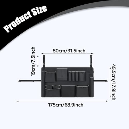 Ronyme Garbage Can Organizer Bag Pouch Adjustable Convenient Versatile Cleaning Tool Organizer Trash Bin Cleaning Tool Storage Bag - Image 5