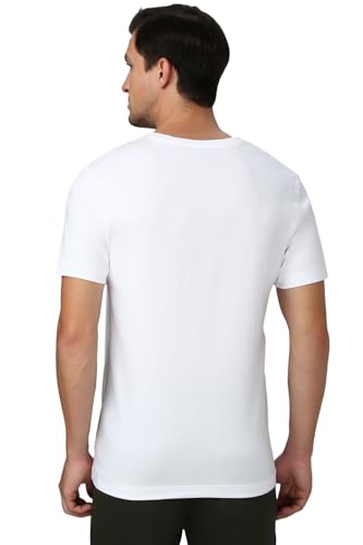 Image of Van Heusen Men's Athleisure Graphic T-Shirt - Comfortable Crew Neck| Soft Breathable Cotton Blend | Casual Wear Style | Summer Favorite | Style 60054