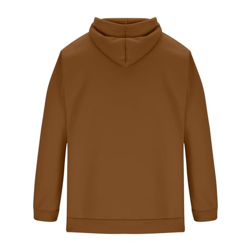 Hoodies for Men Long Sleeve Oversized Hooded Sweatshirt Lightweight Loose Fit Pullover 2025 Fall Winter Clothing4