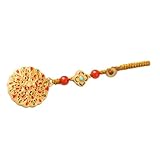 GALPADA Llavero Elegante Forma de Pavo Real Dorado Colgante Decorativo Tradicional Chino para Llaves Bolso y Coche Accesorio Versátil y Moderno