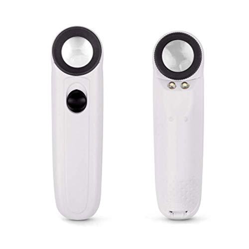 Loupe portable 40x avec LED éclairage HD pour lecture seniors