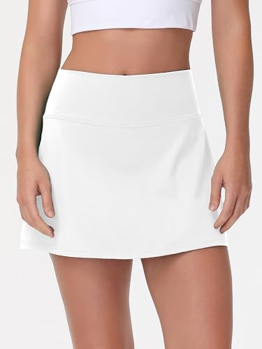 MCEDAR Tennis Skirt for Women High Waisted Golf Skorts Inner Shorts Athletic Skirts with Pockets3