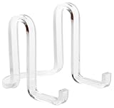 Plymor Clear Acrylic Ribbon-Style Display Easel, 4.25' H x 3.75' W x 5.25' D