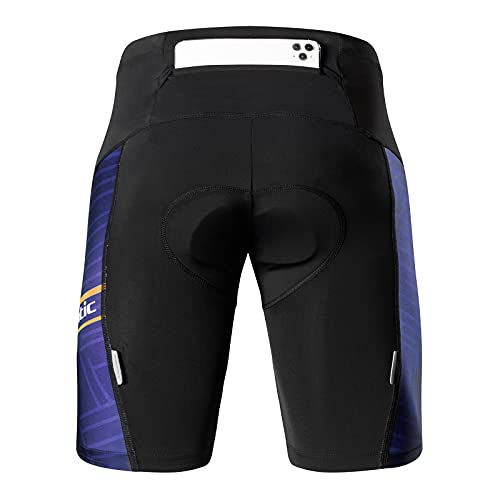 Santic Mens Cycling Shorts Padded Road Bike Shorts Mens Padded Biking Shorts Breathable Quick Dry