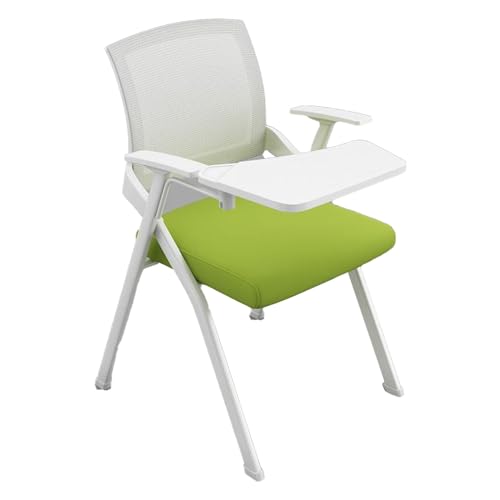 JEKKAH All-in-one Conference Chair with Comfortable Seat and Convenient Desk, Equipped with Foldable Metal Frame