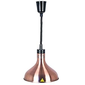 Food Heat Warmer Lamp, Buffet Food Warmer Hanging Commercial Kitchen Equipment, 250W Food Heating Lamp for Keep Dishes Warm, Food Warming Lamp 60-180cm Retractable