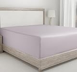 Top 10 Best Bed Sheets for Dust Mite Allergies 8 California Design Den Queen Fitted Sheet Deep Pocket, Soft 400 Thread Count 100% Cotton Sateen, Deep Pocket, No Pop-Off Elastic, Durable Fitted Sheet Only (Queen, Dusky Lavender Grey)