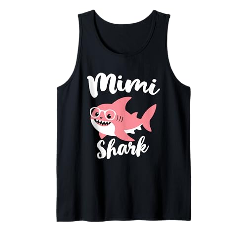 Mimi Shark Mother's Day Grandma Funny Tank Top