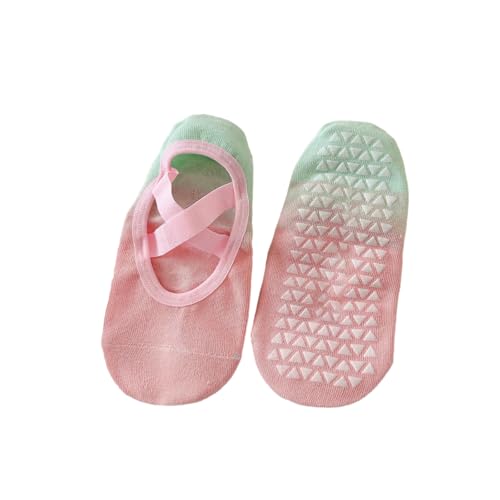 3 pairs - thin breathable gradual change color professional anti-slip sports socks