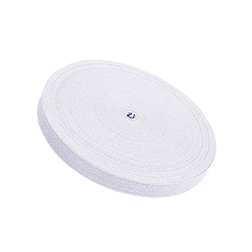 gshhd0 Coton Toile Sangle, Coton Bande, 50 Yard 10mm Sangle de Chevrons Coton Bande, Souple Durable Tissé Maison Coton Mélanges Sac Faisant Couture Artisanat Bricolage Toile Sangle - Blanc, Free Size Cover